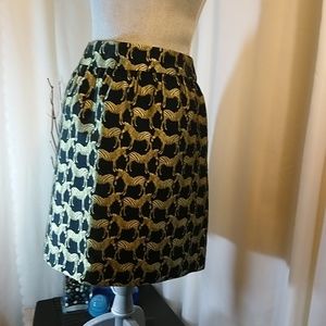 Crown & Ivy SKIRT Zebra print NWOT sz :12-